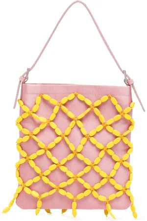 REJINA PYO Frida beaded silk mini bag
