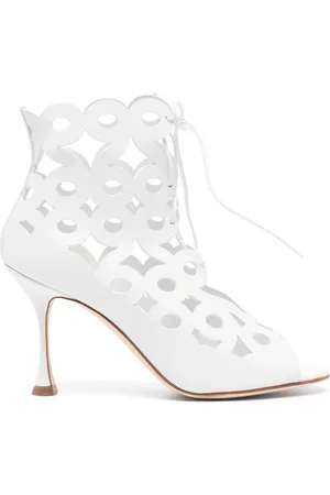Manolo Blahnik Taralo 90mm cut-out boots