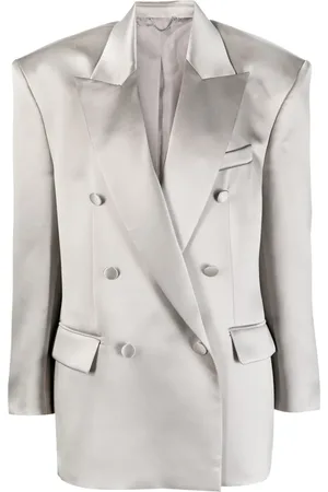 MAGDA BUTRYM Double-breasted silk blazer