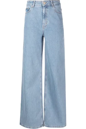 Gestuz Mid-rise wide-leg jeans