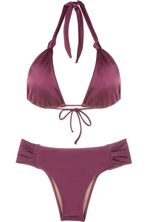 Brigitte Knot-detail triangle-cup bikini
