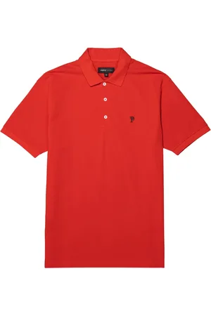 Purple Brand Monogram-print polo shirt