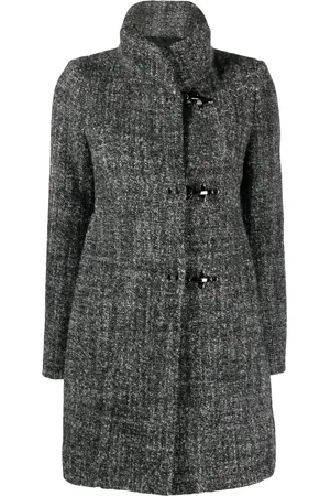 FAY High-neck single-breasted coat