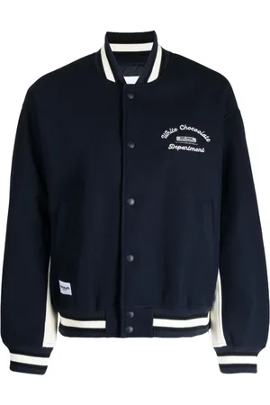 Chocoolate Logo-embroidered varsity jacket