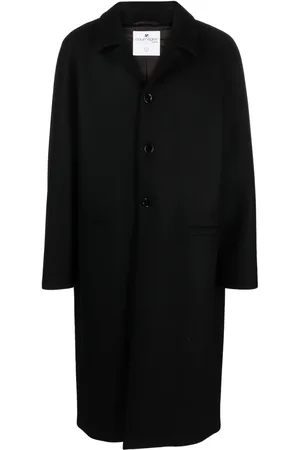 Courrèges Single-breasted wool-blend coat