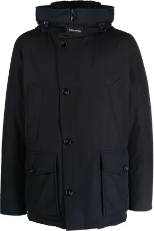 Woolrich Arctic button-up hooded down jacket
