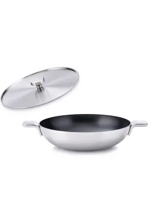 Alessi Stainless steel wok pan (28cm)