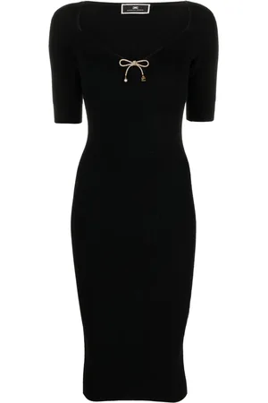 Elisabetta Franchi Wool-blend midi dress