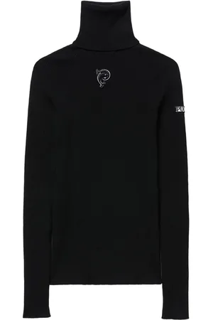 Puccini Logo-appliqué virgin-wool ribbed jumper