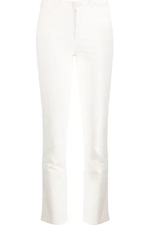 Paige Mid-rise cropped trousers