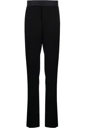 Giorgio Armani High-waisted straight-leg trousers