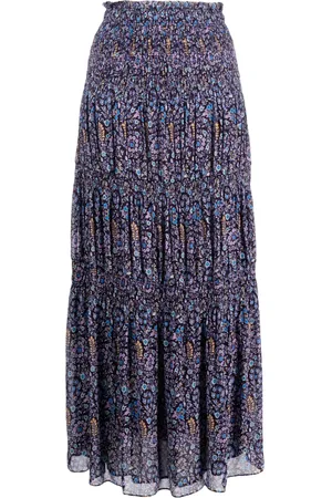 Isabel Marant Nunca floral-print midi skirt
