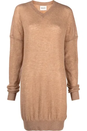 Khaite Fine-knit V-neck jumper