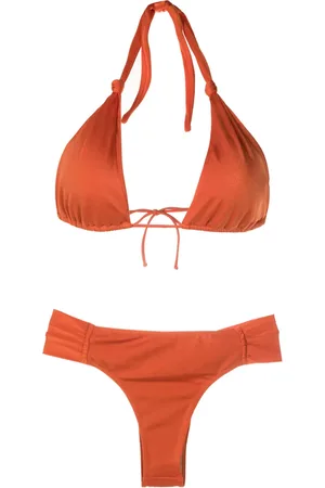 Brigitte Knot-detail triangle-cup bikini