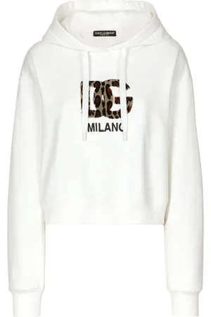 Dolce & Gabbana Logo-patch cotton hoodie