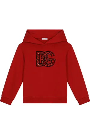 Dolce & Gabbana Crystal-embellished cotton hoodie