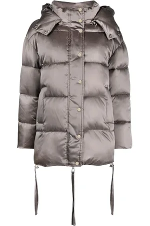P.A.R.O.S.H. Satin-finish padded coat