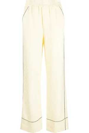 OFF-WHITE Logo-jacquard elasticated trousers
