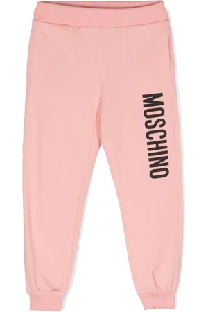 Moschino Logo-print cotton track pants