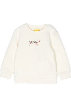 OFF-WHITE Logo-print button-up sweatshirt