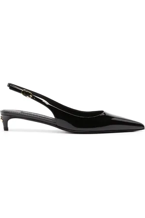 Dolce & Gabbana 40mm patent slingback pumps