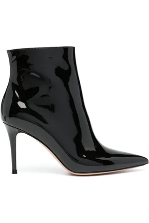 Gianvito Rossi 90mm leather ankle boots