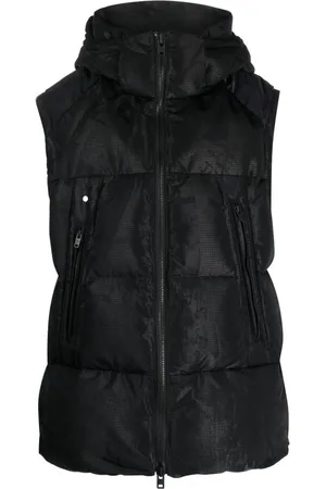 Y-3 Graphic-print padded gilet