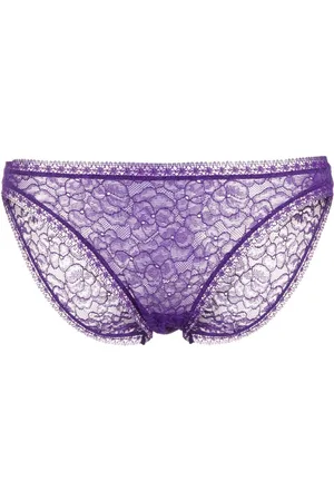 ERES Velouté floral-lace briefs