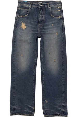 Purple Brand P018 ripped wide-leg jeans