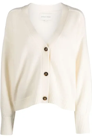 Loulou Studio V-neck waffle-knit cardigan