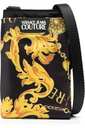 VERSACE Baroque-print shoulder bag