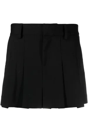 P.A.R.O.S.H. Pleated wool miniskirt