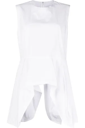 Comme des Garçons Handkerchief-hem cotton top