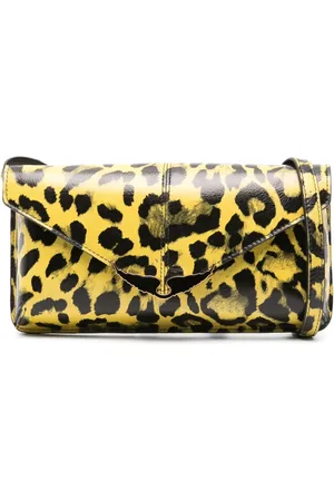 Zadig & Voltaire Borderline leopard-print leather clutch