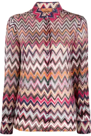 Missoni Zigzag-pattern long-sleeved shirt