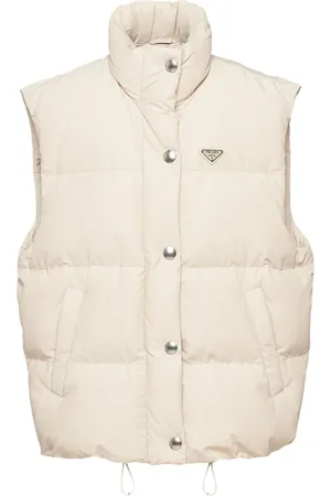 Prada Logo-plaque padded vest
