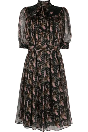 Etro Paisley-print silk minidress