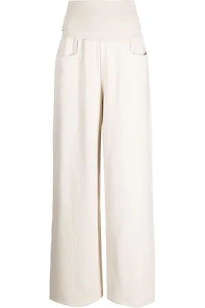 Low Classic Elasticated-waist cotton trousers