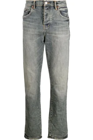 Purple Brand Stonewashed slim-fit jeans
