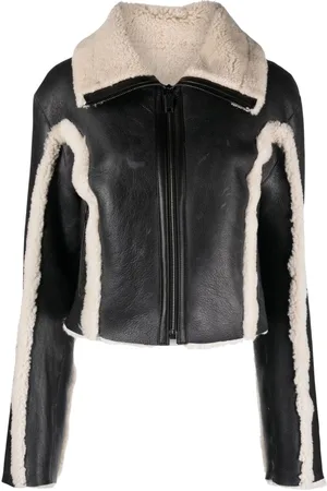 Diesel L-Kriti faux-fur leather jacket