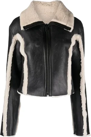 Diesel L-Kriti faux-fur leather jacket