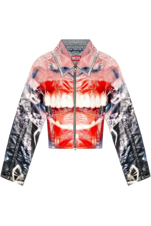 Diesel De-Smily-Fsd cropped denim jacket