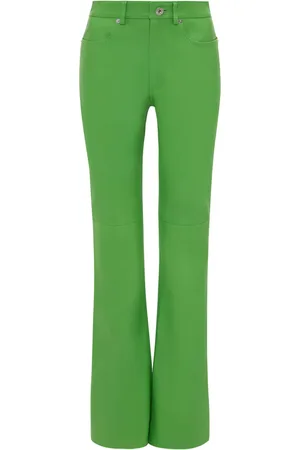 J.W.Anderson Leather bootcut-leg trousers