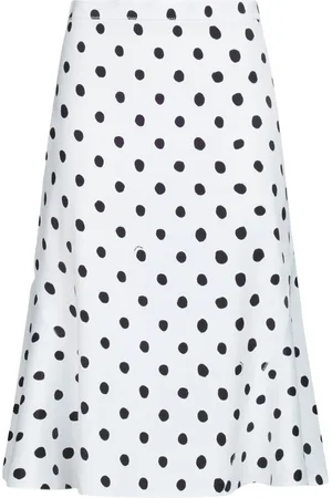 Marni Polka-dot print A-line skirt