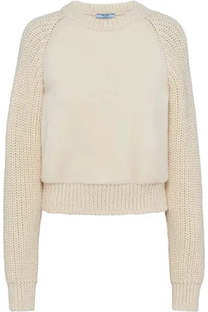 Prada Crew-neck alpaca-blend jumper