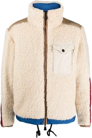 Moncler Plattiers fleece bomber jacket