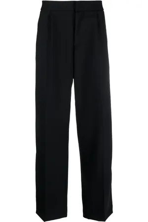 BONSAI Pressed-crease straight-leg trousers