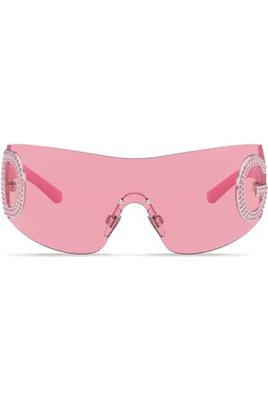 Dolce & Gabbana Re-Edition shield logo sunglasses