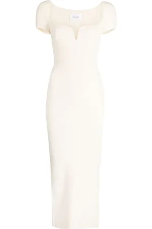 GALVAN Gaia short-sleeve midi dress
