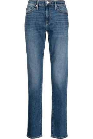 Frame Mid-rise slim-fit jeans